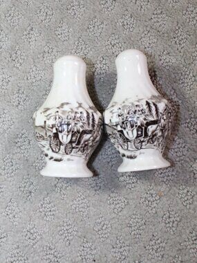 Set of 2 Royal Mail Staffordshire Ware Salt & Pepper Shaker